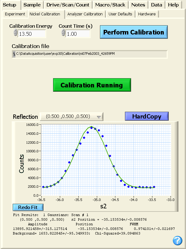 calibration running