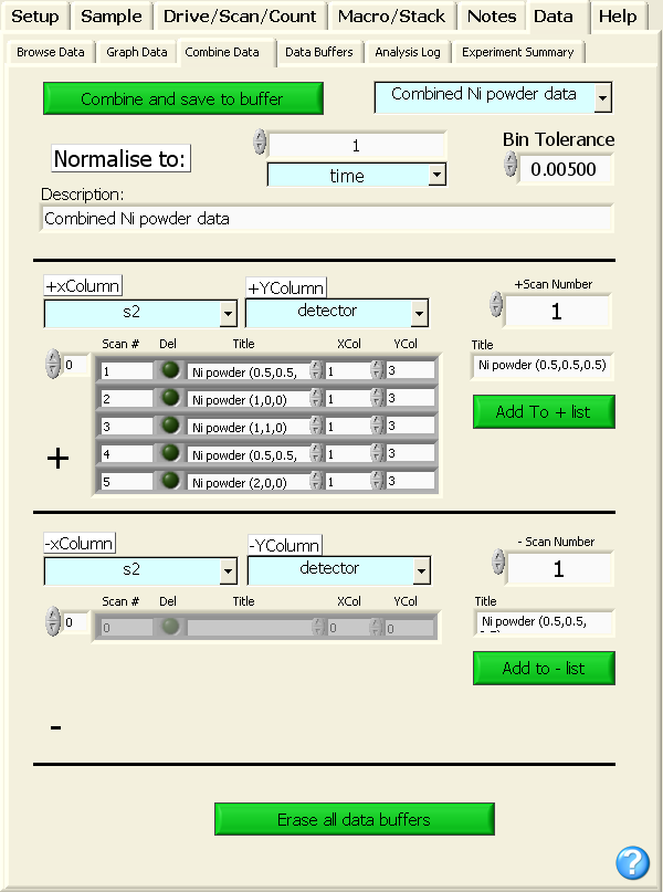 combine data