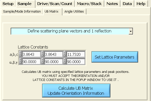 GUI interface to lattice