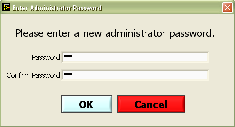 enter new password